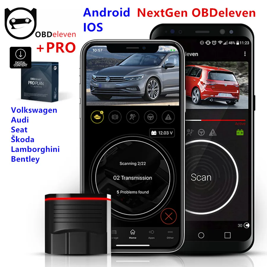 Obdelanche Obd11 Nextgen Ultimate /Pro Opzionale Obd Eleven Pro Volkswagen Bmw Vw/Audi/Skoda Etc Supporto Ios Obd Obd11 Scanner
