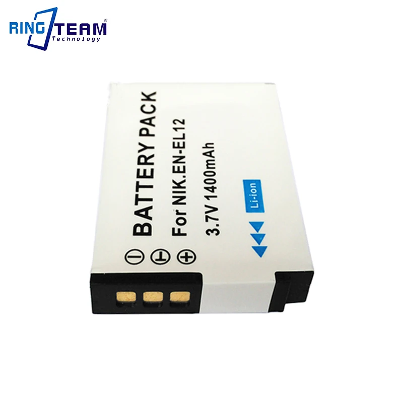 Batteria Batteria Digitale En-El12 Enel12 Per Fotocamere Nikon Coolpix S6300 S6200 S6150 S6100 S6000 S800C S1000Pj S1100Pj S1200Pj Aw100
