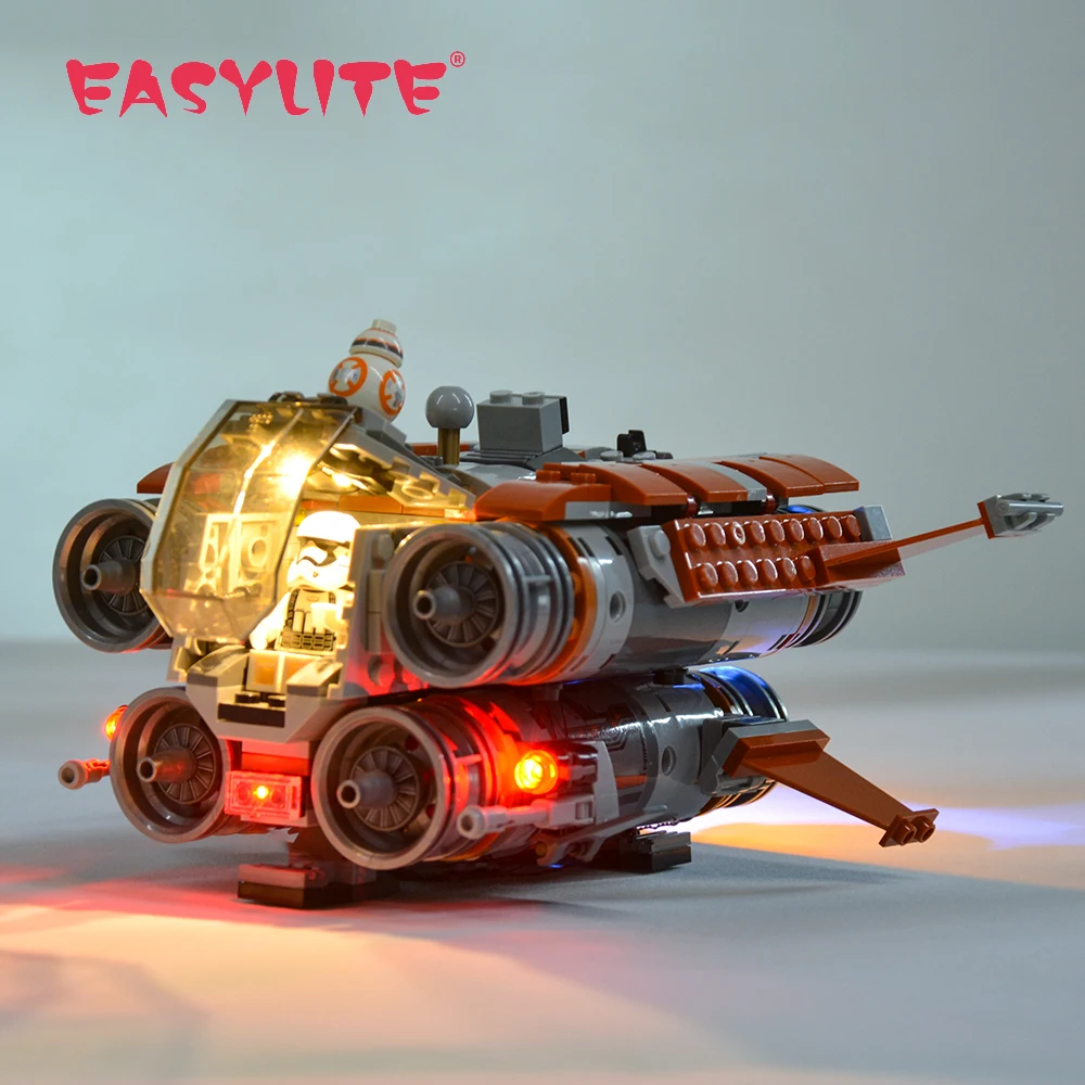 Set Di Luci A Led Per 75178 Star The Jakku Quad Jumper War Giocattoli Fai Da Te Mattoncini Solo Kit Di Illuminazione Non Includere Il Modello