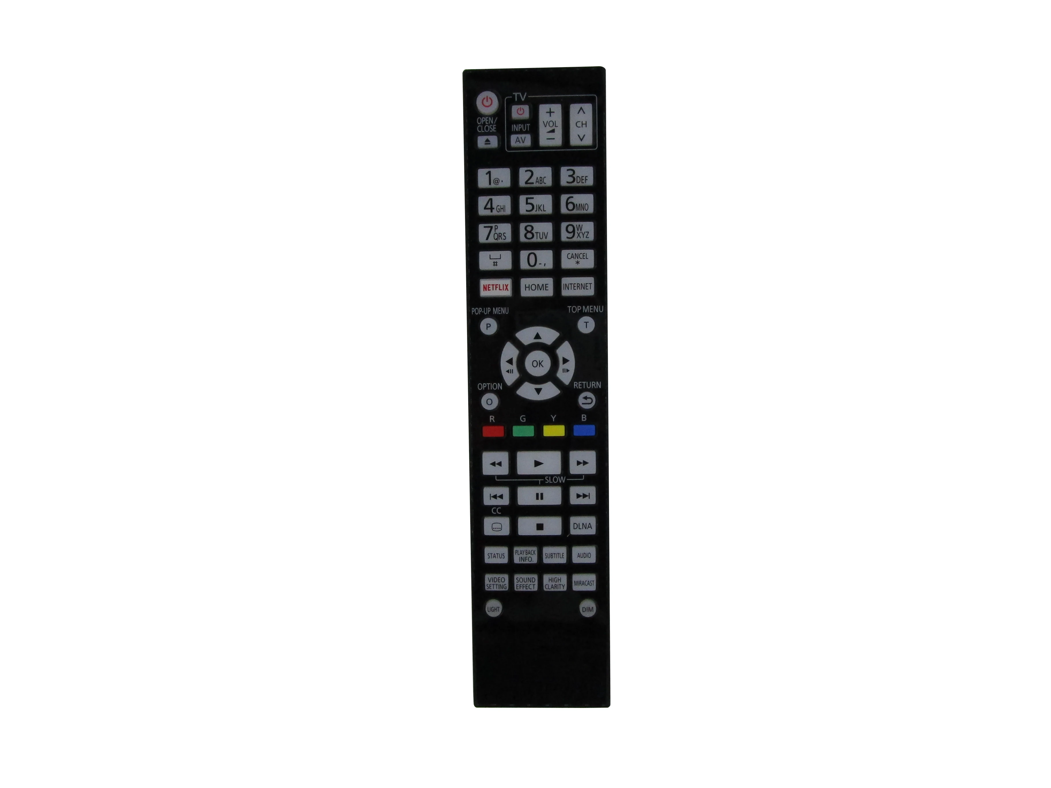 Telecomando Per Panasonic Dp-Ub154 Dmp-Ub400 Dp-Ub450 Dp-Ub159 Dp-Ub150 Dp-Ub820 Dp-Ub824 Lettore Blu-Ray Disc 4K