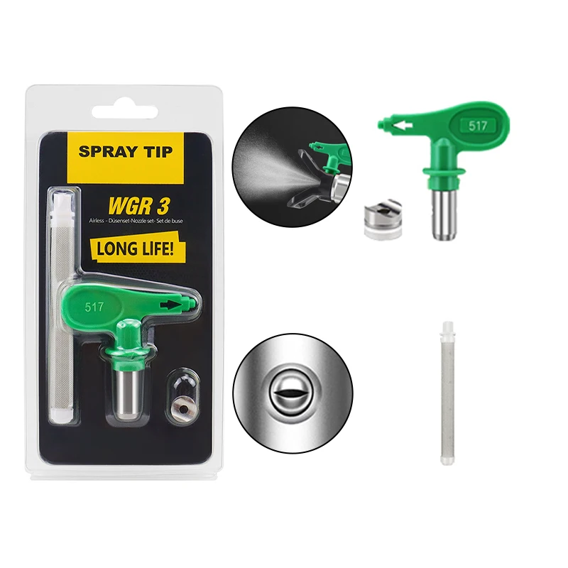 Ugello Con Punta A Spruzzo Airless 215 321 423 517 Con Ugello Filtro Pistola Spruzzatore Punta Dell'Aerografo Per Pistola A Spruzzo Airless Titan Wagn
