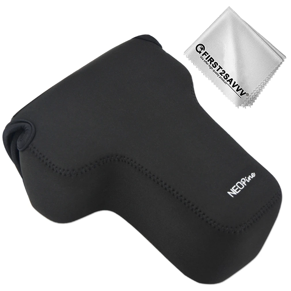 Neoprene Della Macchina Fotografica Della Cassa Del Sacchetto Per Panasonic Lumix Dmc-S5 Con 24-105Mm Lens