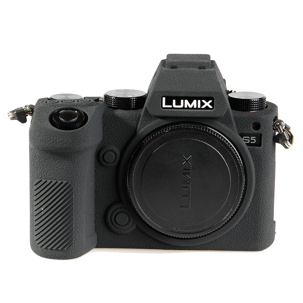 Custodia Protettiva In Silicone Per Fotocamera In Pelle Per Fotocamere Digitali Lumix S5