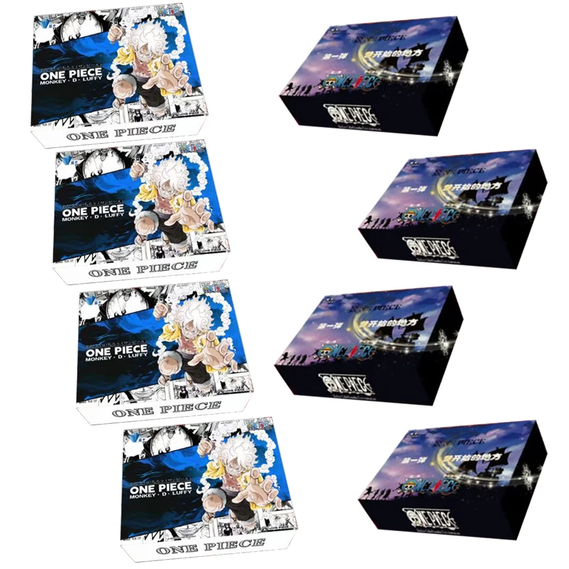 One Piece Collection Cards Booster Box Case Power Rare Booster Case Box Anime Table Playing Game Board Cards