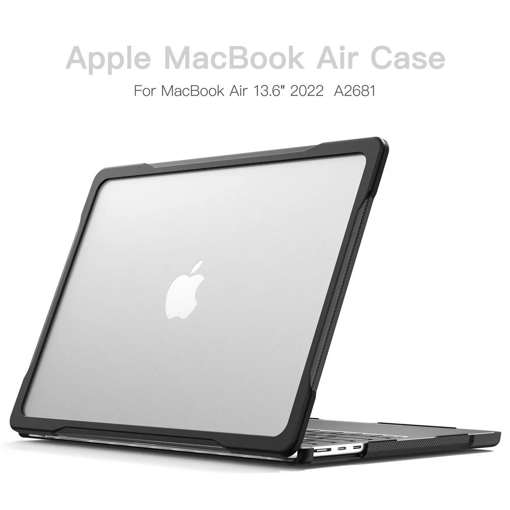 2023 Custodia Per Laptop Per Il Nuovo Macbook M2 Air 13.6 Case 2022 Air M2 Chip A2681 Heavy Three Protection Duty Rugged Cover Protettiva Funda