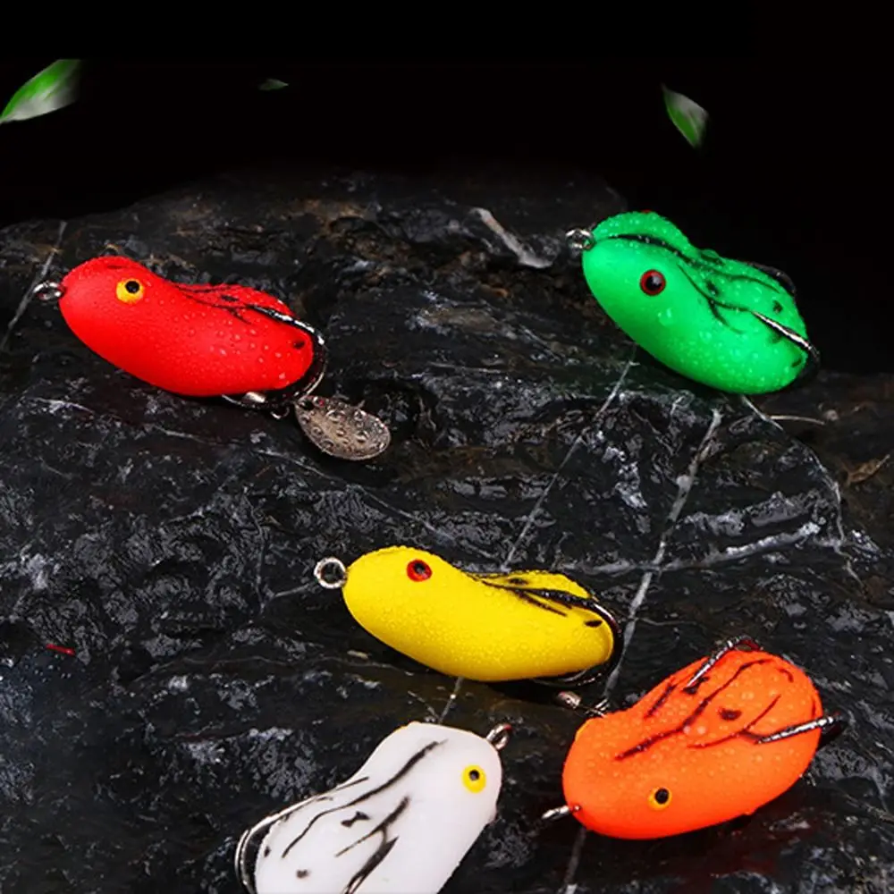 7G/12G Jump Frog Bait Fishing Gear Bionic Mini Frog Lure Jigging A Forma Di Coniglio Thunder Frog Bait Pesca Sul Ghiaccio