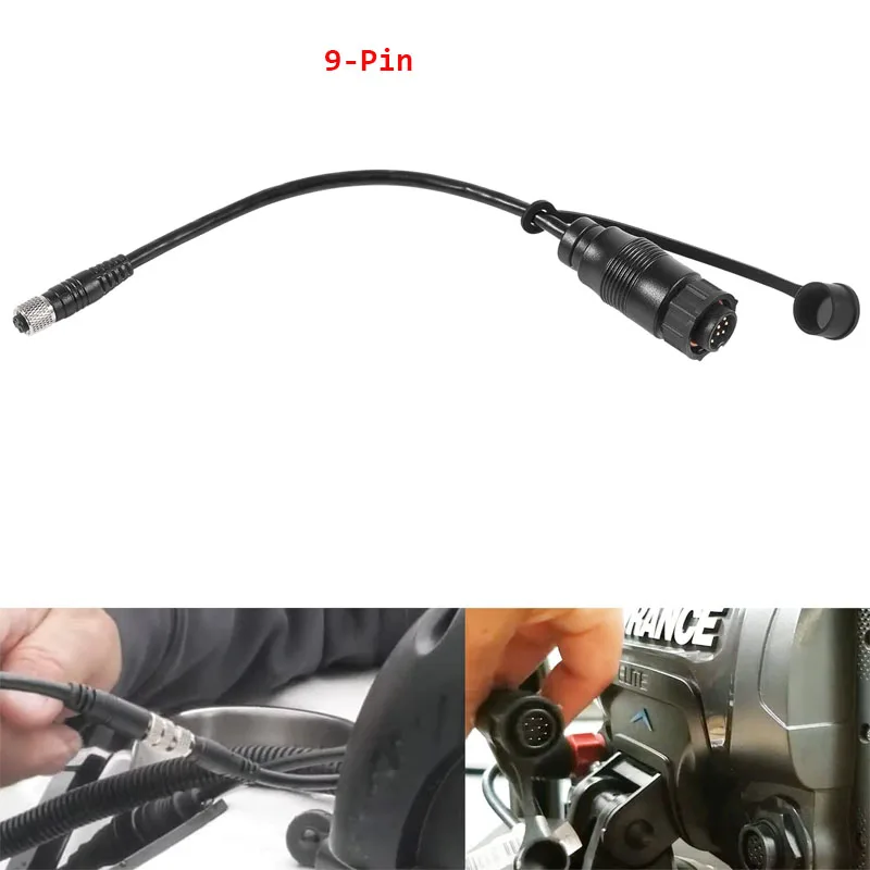 1852076 Cavo Adattatore A 9 Pin Mkr-Us2-16 Per Lowrance Elite Ti2 E Hds Connect Universal Sonar 2 Trasduttore Sul Tuo Motore Da Traina