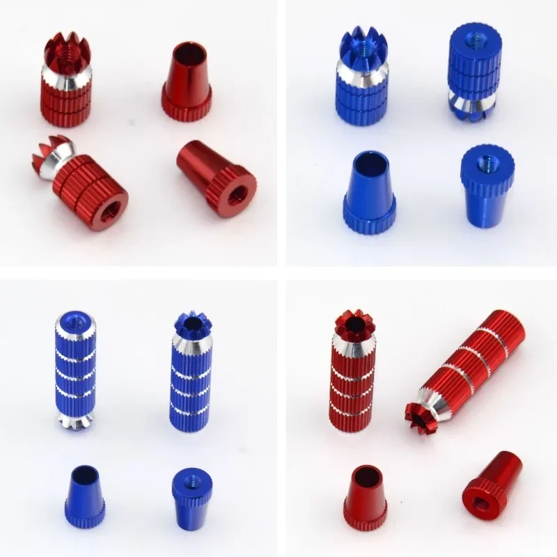2 Pcs Alluminio Rc Rocker Head M3 M4 Trasmettitore Gimbal Sticks Ends Per Futaba / Frsky / Dx6I Dx7S Dx8 Dx9 Taranis
