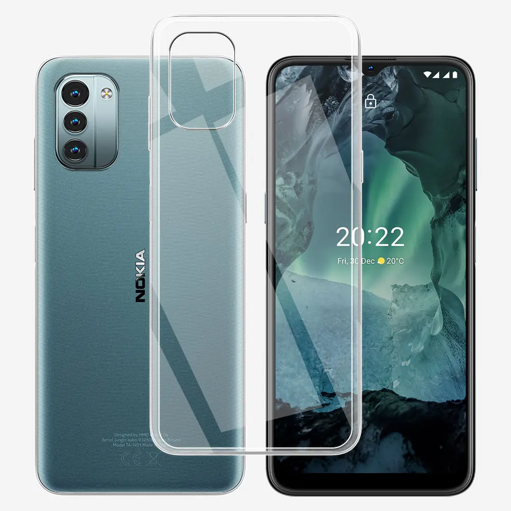 Per Nokia G21 Custodia 6.5 Pollici Custodia Morbida In Silicone Tpu Trasparente Per Nokia G21 Funda Per Nokia G21 G 21 Coque Trasparente