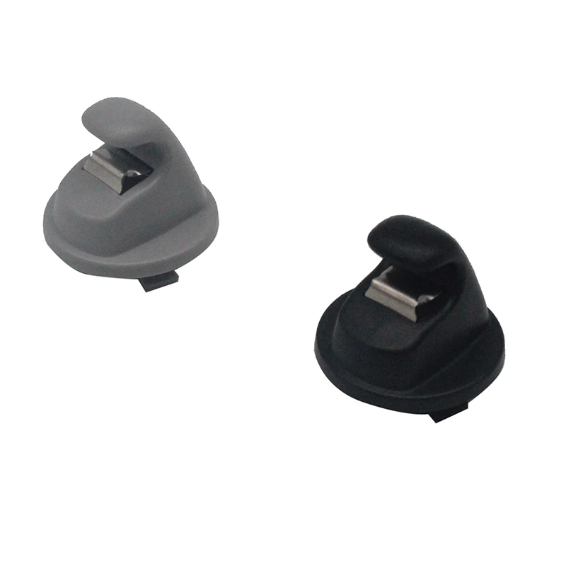 1 Pz Nero Grigio Sun Visor Clip Hook Holder Per Vw Golf 7 Mk7 2013 + Passat B8 Polo T-Cross Tiguan Touran 5G0857561B