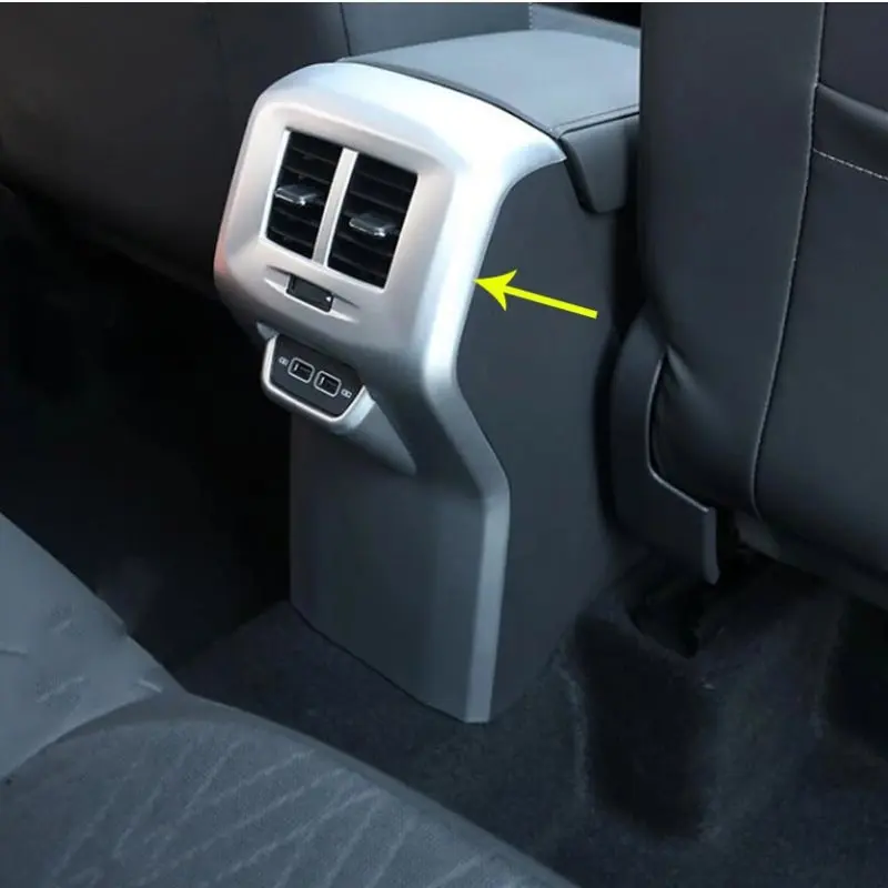 Per Volkswagen Vw T-Cross Tcross 2019 2020 2021 Carbonfiber Posteriore Aria Condizionata Uscita Telaio Di Sfiato Adesivo Accessori Auto