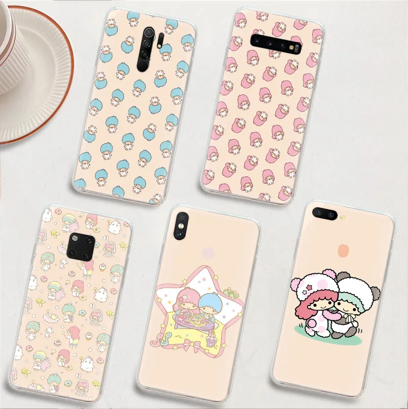 Lk8 Custodia Scavata Little Twin Stars Per Moto E4 Hyper G40 Fusion One Macro Plus Lg V60 G8X K9 Velvet Stylo 6 V40 V50 V50 K30