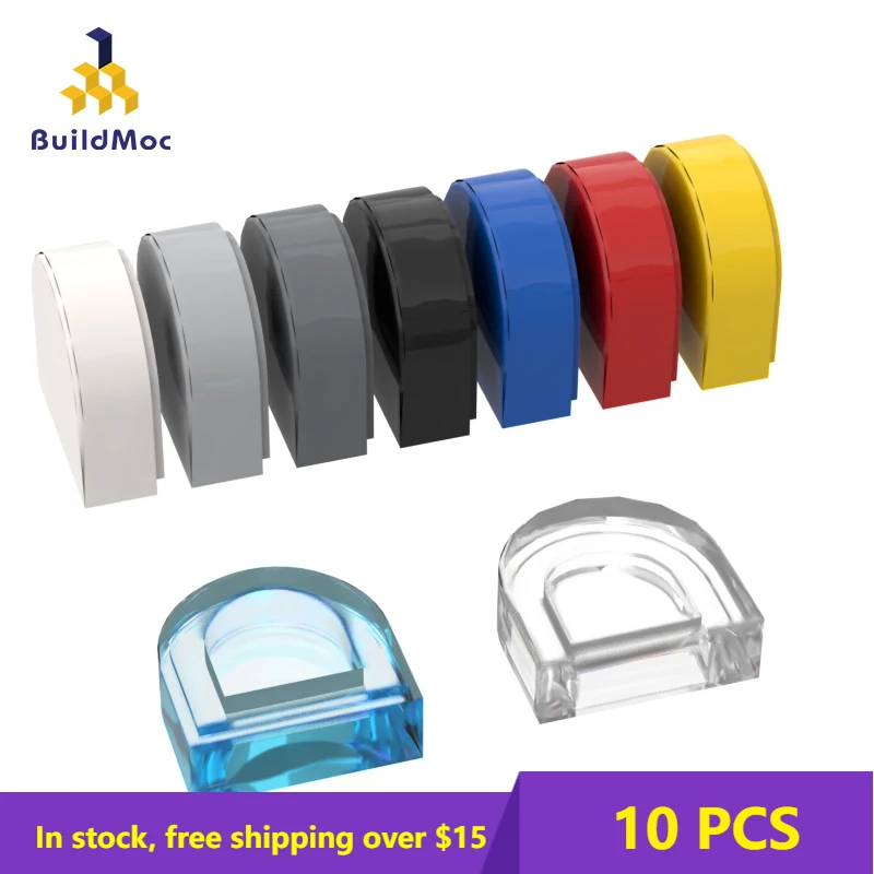 10 Pcs Brick 24246 35399 1X1 Side Arc Light Panel Parti Ad Alta Tecnologia Parti Giocattoli Educativi Di Marca Compatibili Fai-Da-Te