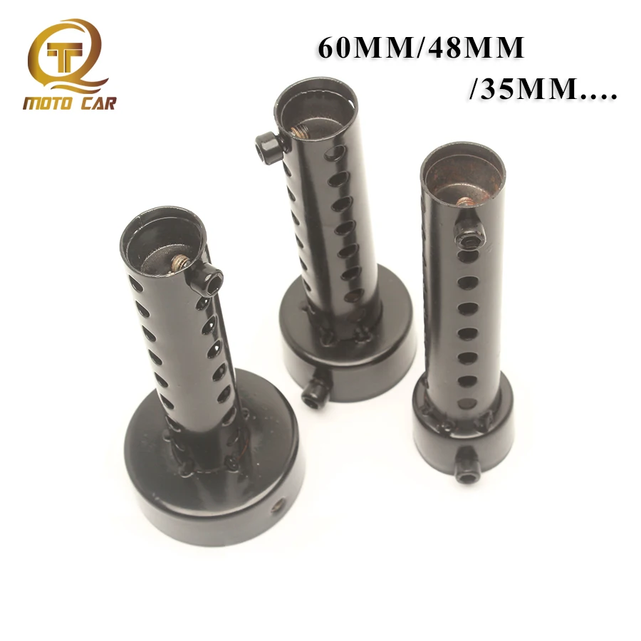 Silenziatore Di Scarico Moto Db Killer 60Mm 48Mm 45Mm 35Mm Eliminatore Di Suoni Di Rumore Regolabile Nero Per Miv R6 Akrapovi