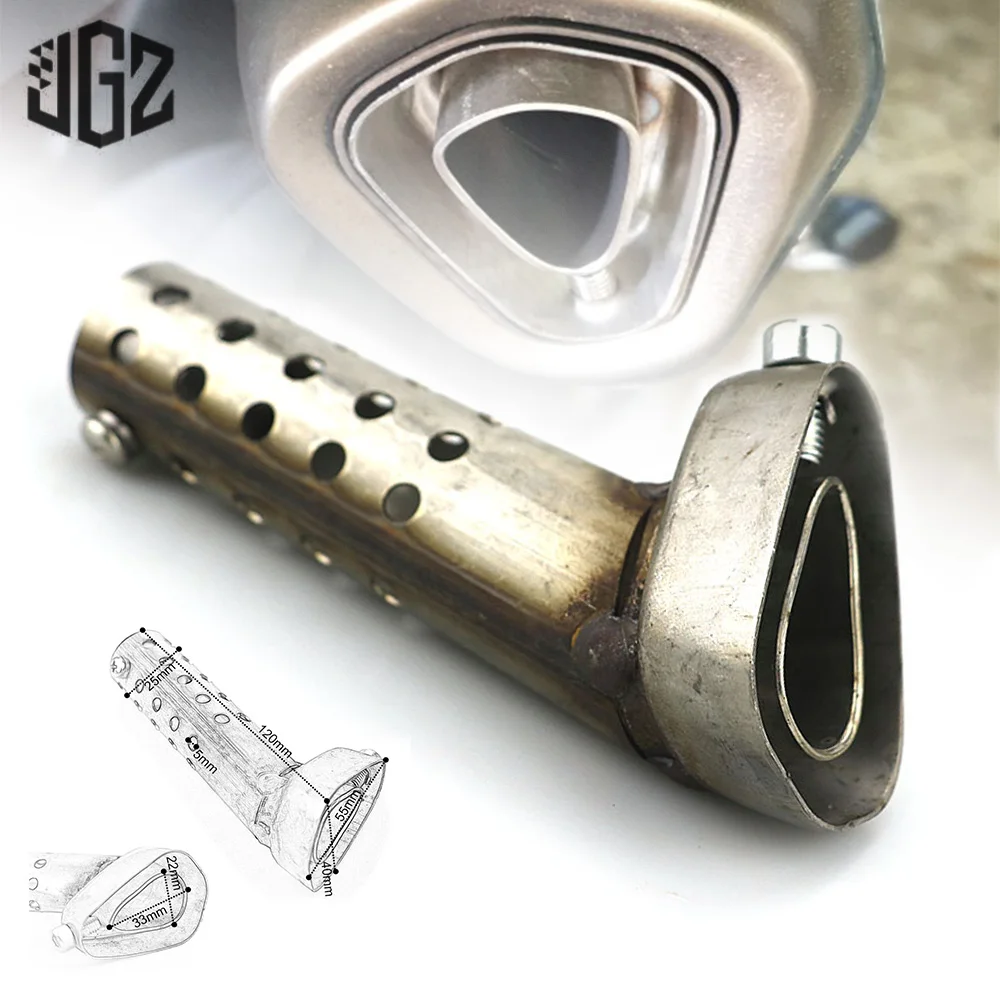 Silenziatore Di Scarico Moto Silenziatore Noise Sound Eliminator Regolabile 42 45 48Mm Per Db Killer Yoshimura Akrapovic Sc Project M4