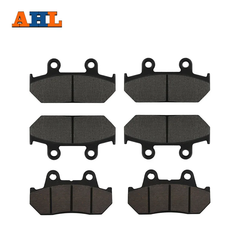 Ahl Moto Anteriore E Posteriore Pastiglie Freno Per Honda Gl1500 Gl1500Se Gl1500L Goldwing Gl1500 Se/L 1990-2000 Disco Pad Set