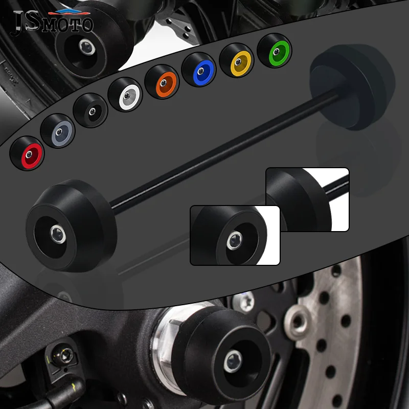 Per Ducati Multistrada 1200 1200S 1260/S 1200/1260 Enduro Multistrada 1100/S Protezione Del Cursore Della Forcella Della Ruota Dell'Asse Anteriore Del