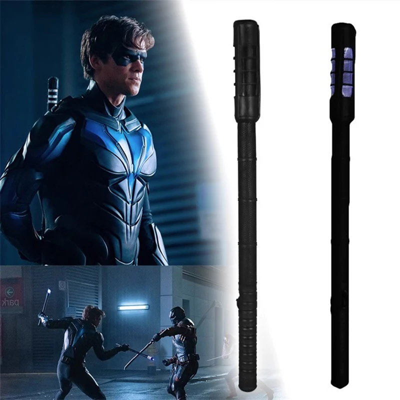 Halloween Titans Dick Grayson Robin Led Nightwings Escrima Sticks Cosplay Supereroe Puntelli