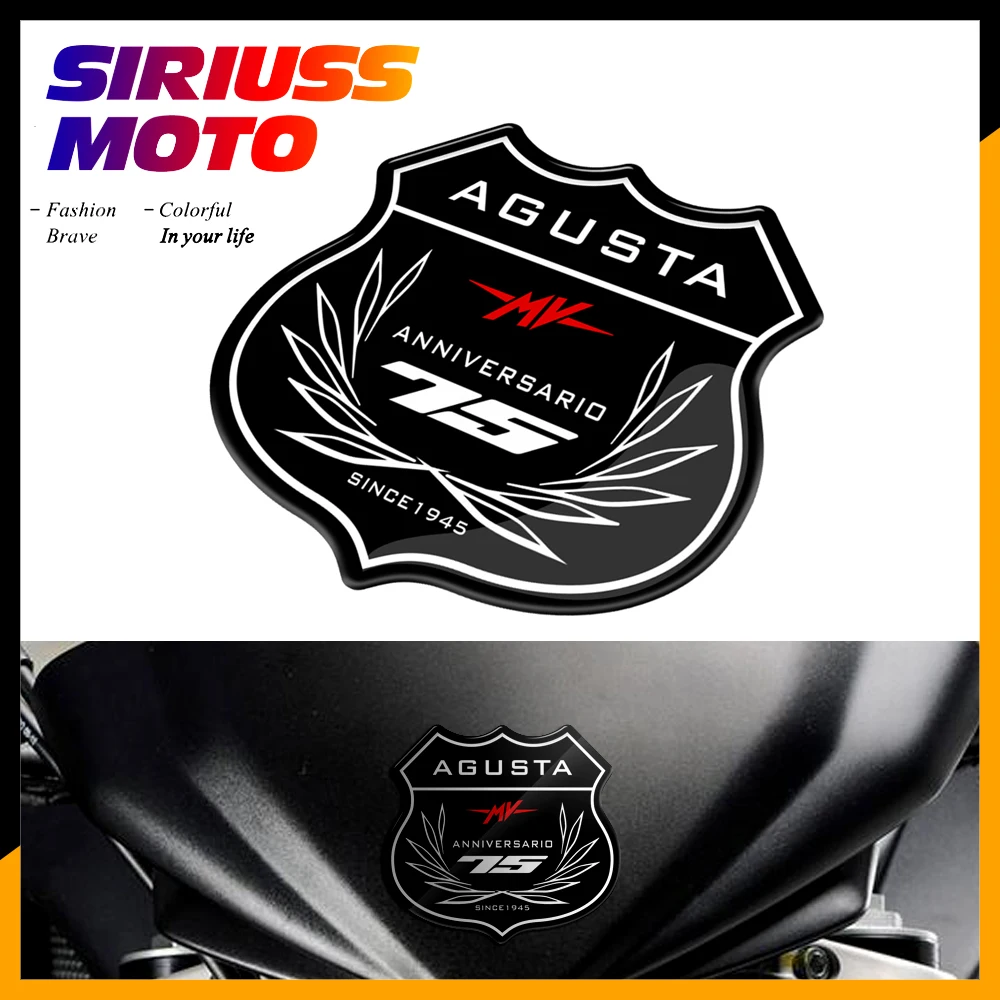 Custodia Adesiva Per Moto 3D Per Adesivo Mv Agusta 75 Anniversario Emblem F3 675