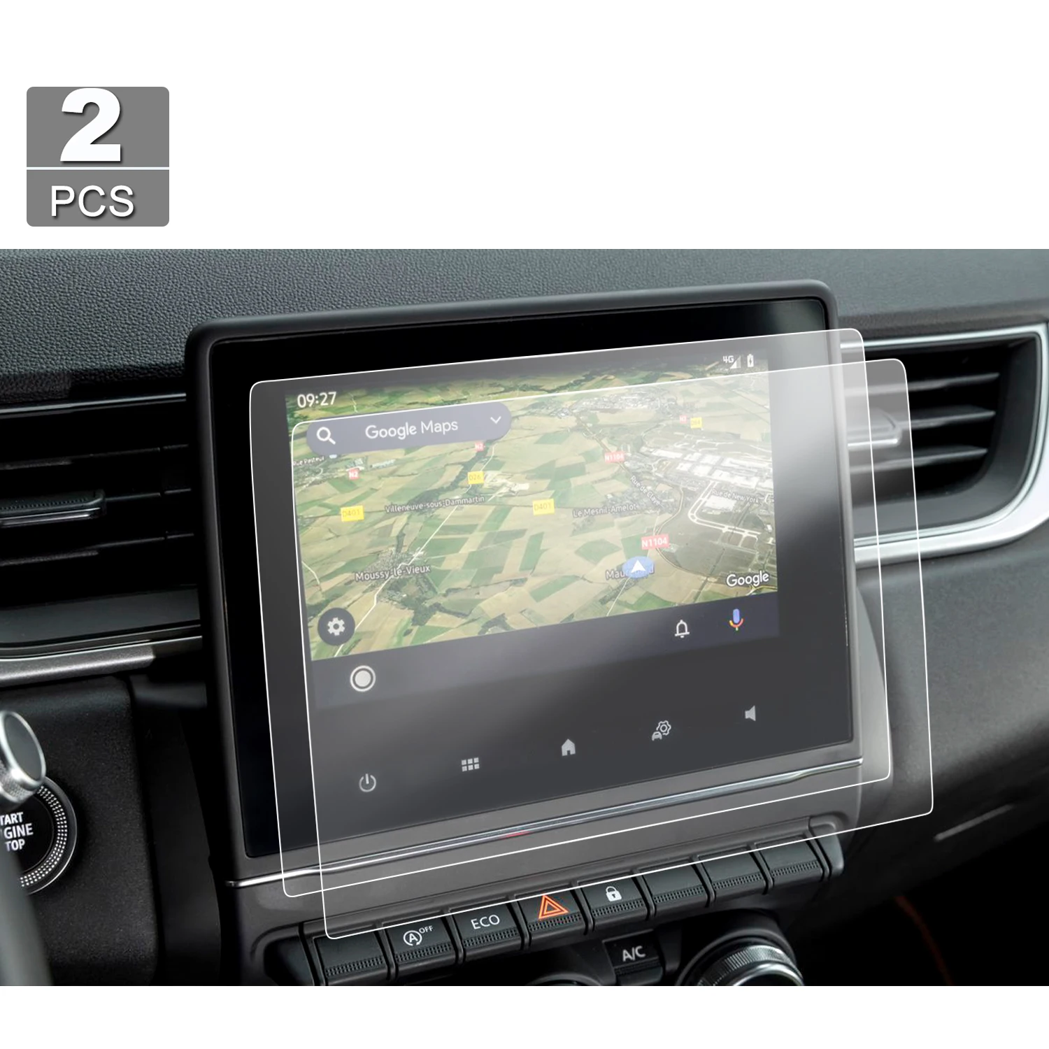 Lfotpp Nano Screen Protector Per Renault Zoe / Clio 5 / Captur 2 / Arkana Easy Link Auto Touch Display Auto Renault Zoe Accessori 2022