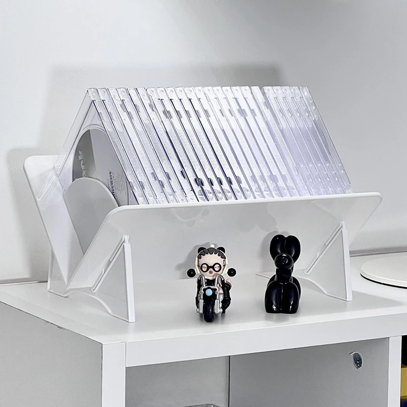 Disc Stand Cd Organizer Rack Girevole Luxury Display Organizer Portable Floor Wall Cd Rack Intarsio Porta Dvd Insert Decoration