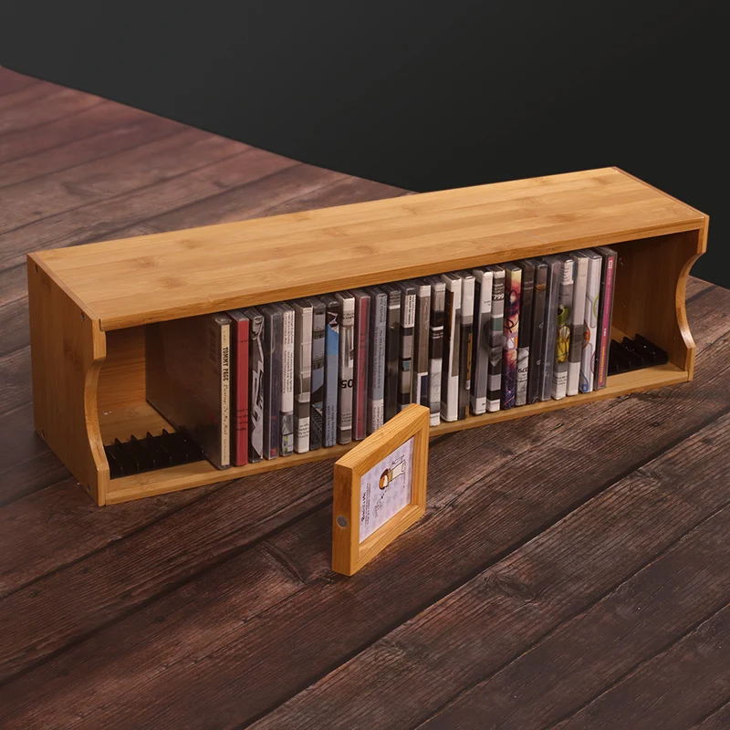 Capacità Cd Organizer Rack Disc Stand Organizer Luxury Storage Portable Rails Cd Rack Minicqual Porta Dvd Display Furnitures