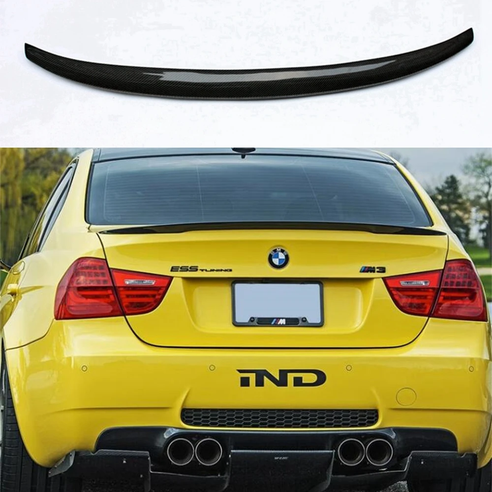 Car Styling P Style In Fibra Di Carbonio Tetto Posteriore Spoiler Tronco Lip Boot Wing Per Bmw E90 M3 318I 320I 325I 330I 2005-2011 E90 Berlina