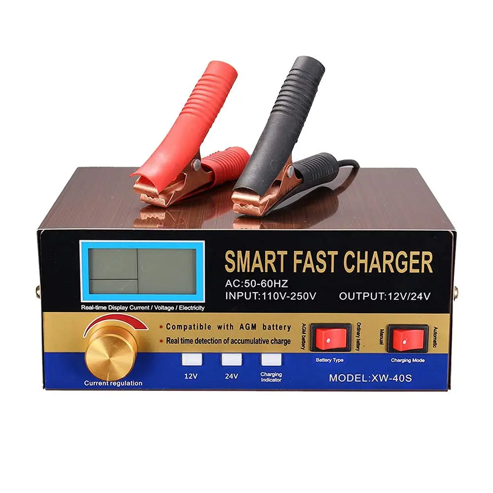Caricabatteria 12V 24V Carregador De Bateria Inteligente Chargeur Pile Carica Batterie Cargador De Bateria Caricabatterie Auto