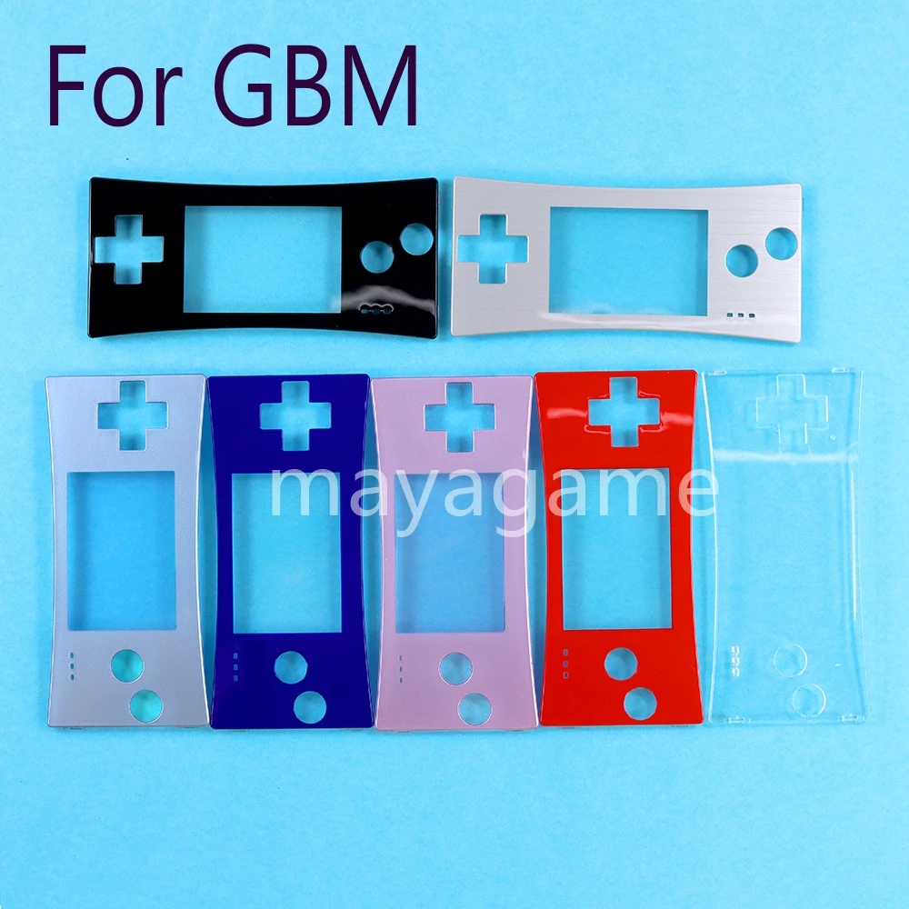 Ocgame 20Pcs Chrome Faceplate Cover Custodia Di Ricambio Per Guscio Anteriore Per Game Boy Micro Per Gbm
