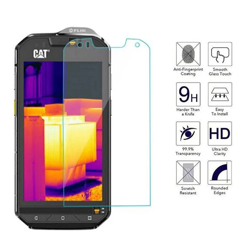 Vetro Temperato 9H Per Caterpillar Cat S60 S52 Vetro Proteggi Schermo Sul Per Cristal Cat S60 S61 Pellicola Protettiva In Vetro