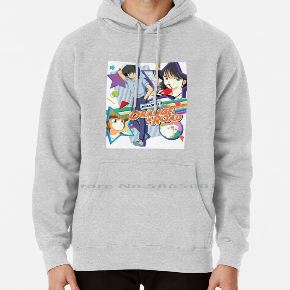 Kimagure Orange Road Felpa Con Cappuccio Maglione 6Xl Cotton Kimagure Orange Road Madoka Ayukawa Geek Cartoon Manga Anime Girl Funny Love Anni '90