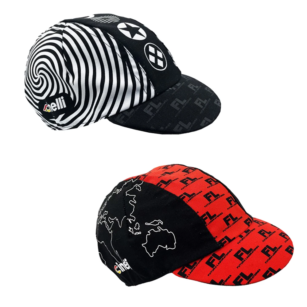 Berretti Da Ciclismo Classici Da Uomo E Da Donna Arancioni E Bianchi Pro Team Bike Mtb Road Bicycle Racing Hat Formato Libero Be Elastic