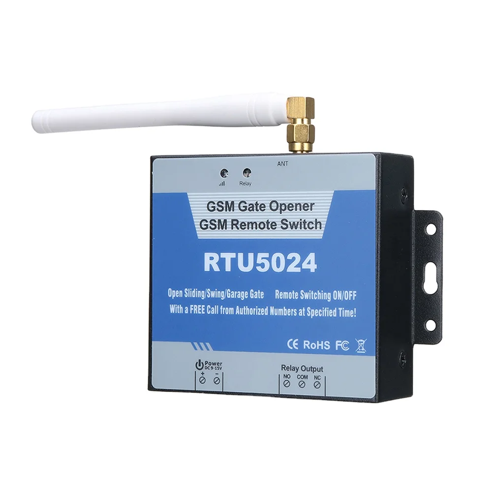 Gsm Gate Openor /Gsm Remote Switch 2G/4G Sms Remote Controller Relè Switch Chiamata Telefonica Gratuita Rtu5024