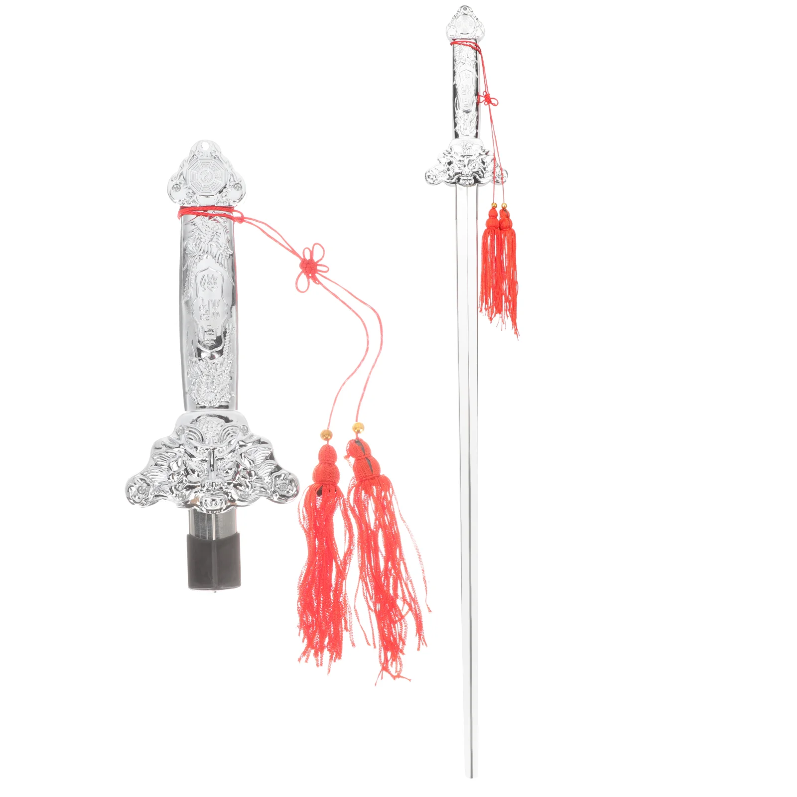 Tai Chi Sword Prop Classic Outdoor Telescopico Playset Pratica Mattutina Playset Giocattolo Finto Di Halloween Retrattile