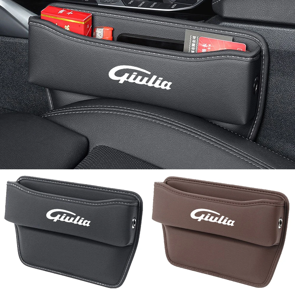 Multifunzione Car Seat Gap Organizer Seat Fessure Slot Storage Box Accessori Per Alfa Romeo Giulia