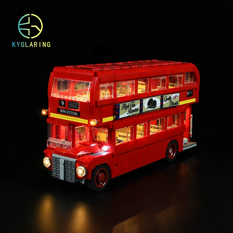 Kyglaring Set Di Illuminazione A Led Fai-Da-Te Per 10258 Creater Expert London Bus Bricks (Non Includere I Blocchi)