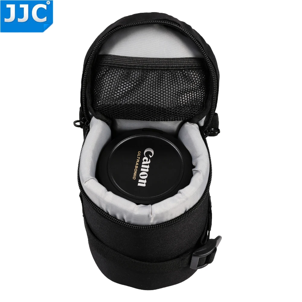 Jjc Dlp-1 Custodia Per Lenti Custodia In Nylon Deluxe Borsa Protettiva Resistente All'Acqua Per Nikon Af-S Nikkor 50Mm 1:1.8G/Fujifilm Xf 23Mm F/1.4 R