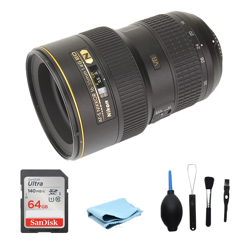 Obiettivo Nikon Af-S Nikkor 16-35Mm F/4G Ed Vr Per Fotocamere Reflex Nikon Montaggio Nikon
