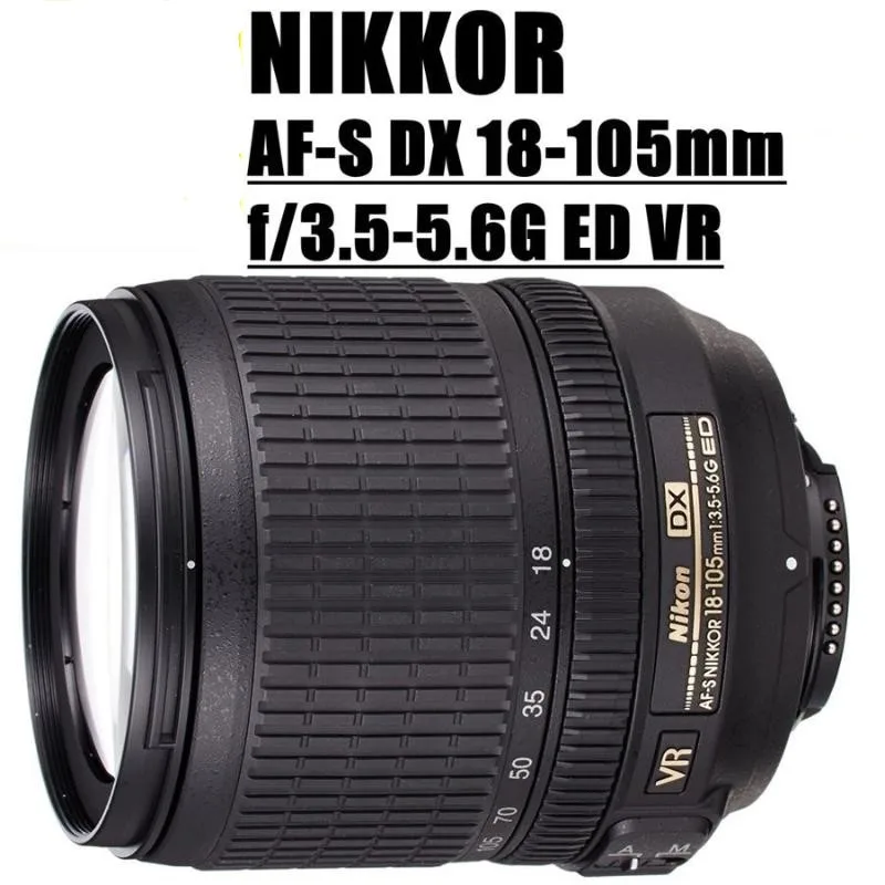 Nuovo Obiettivo Nikon Nikkor Af-S Dx 18-105Mm F/3.5-5.6G Ed Vr