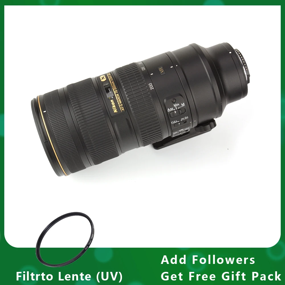Nikon Af-S Nikkor 70-200Mm F/2.8G Ed Vr Ii Lens Nikkor Obiettivo Zoom Reflex Digitale Full-Frame