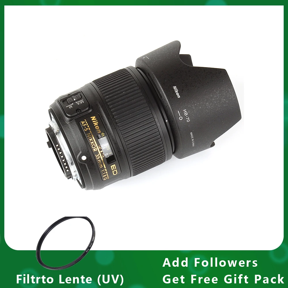 Nikon Af-S Nikkor 35Mm F/1.8G Ed Fx Lens