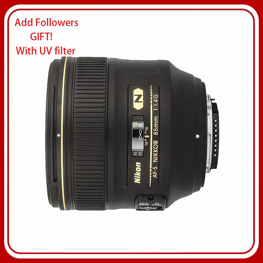 Obiettivo Nikon Af-S Nikkor 85Mm F/1.4G Per Fotocamera Nikon Slr