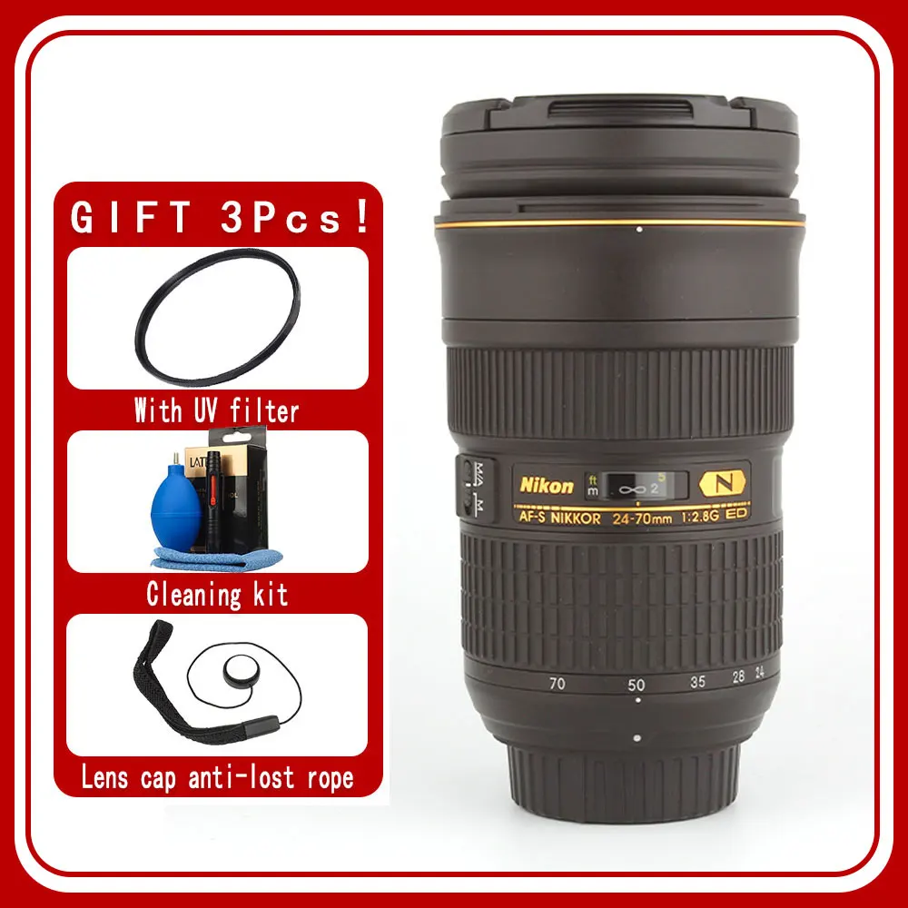 Obiettivo Nikon Af-S 24-70Mm F/2.8G Ed Per Fotocamere Reflex Nikon