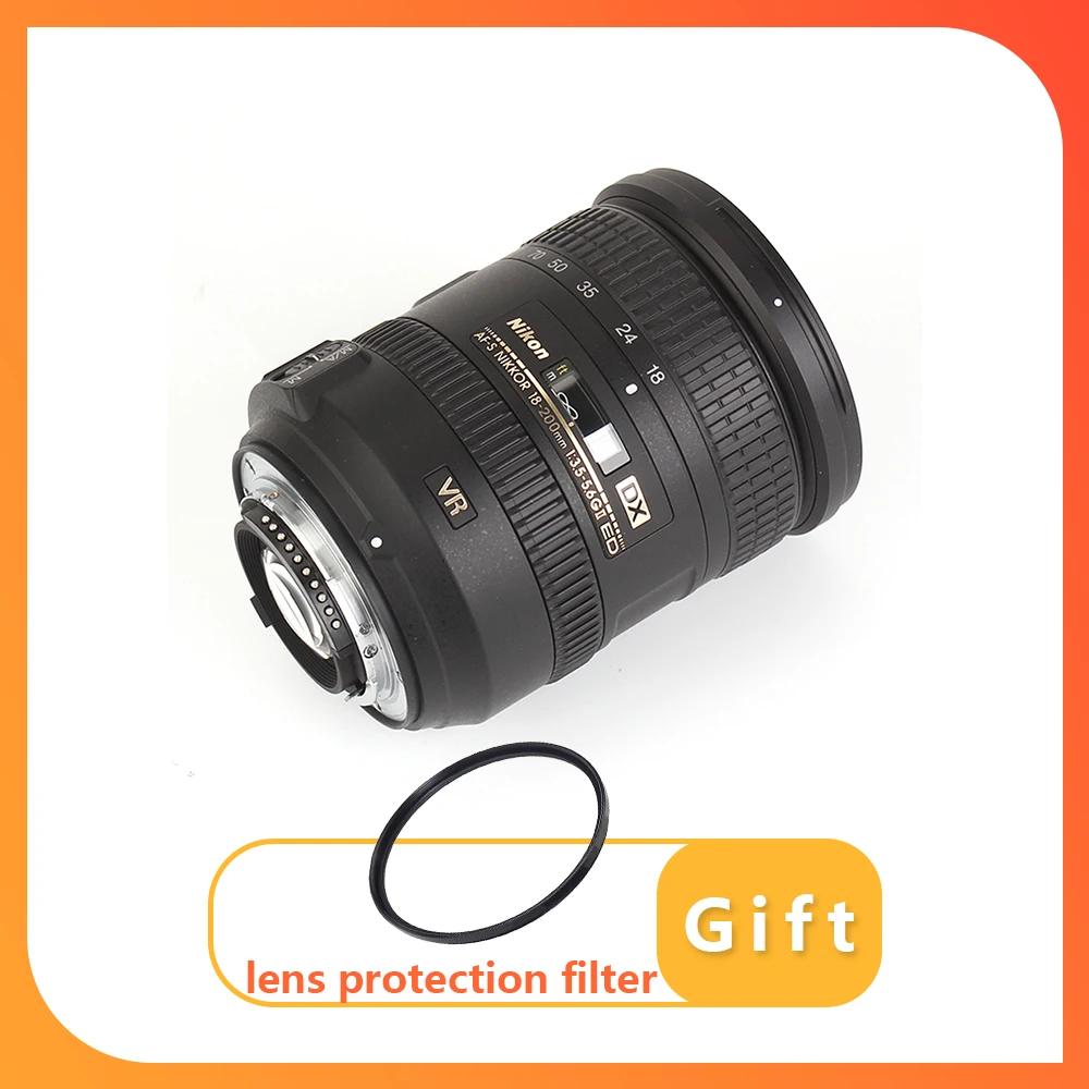 Nikon Af-S Dx Nikkor 18-200Mm F/3.5-5.6G Ed Vr Ii Lens For Nikon Slr Cameras
