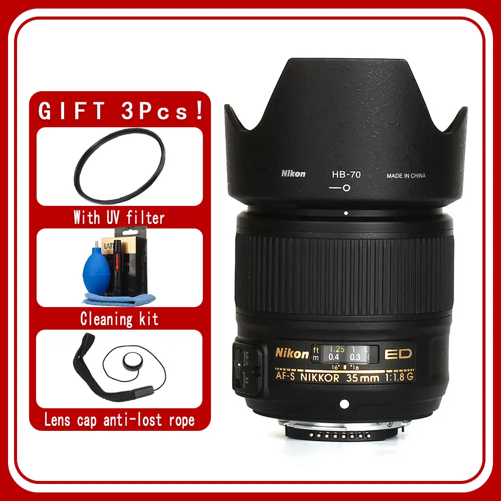Nikon Af-S Nikkor 35Mm F/1.8G Ed Fx Lens