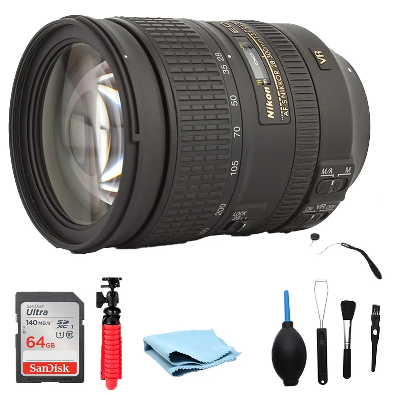 Obiettivo Nikon Af-S Nikkor 28-300Mm F/3.5-5.6G Ed Vr Per Fotocamere Reflex Nikon