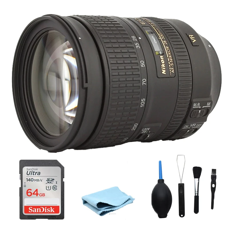 Obiettivo Nikon Af-S Nikkor 28-300Mm F/3.5-5.6G Ed Vr Per Fotocamere Reflex Nikon