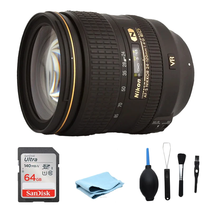 Obiettivo Nikon Af-S Nikkor 24-120Mm F/4G Ed Vr Per Fotocamere Reflex Nikon