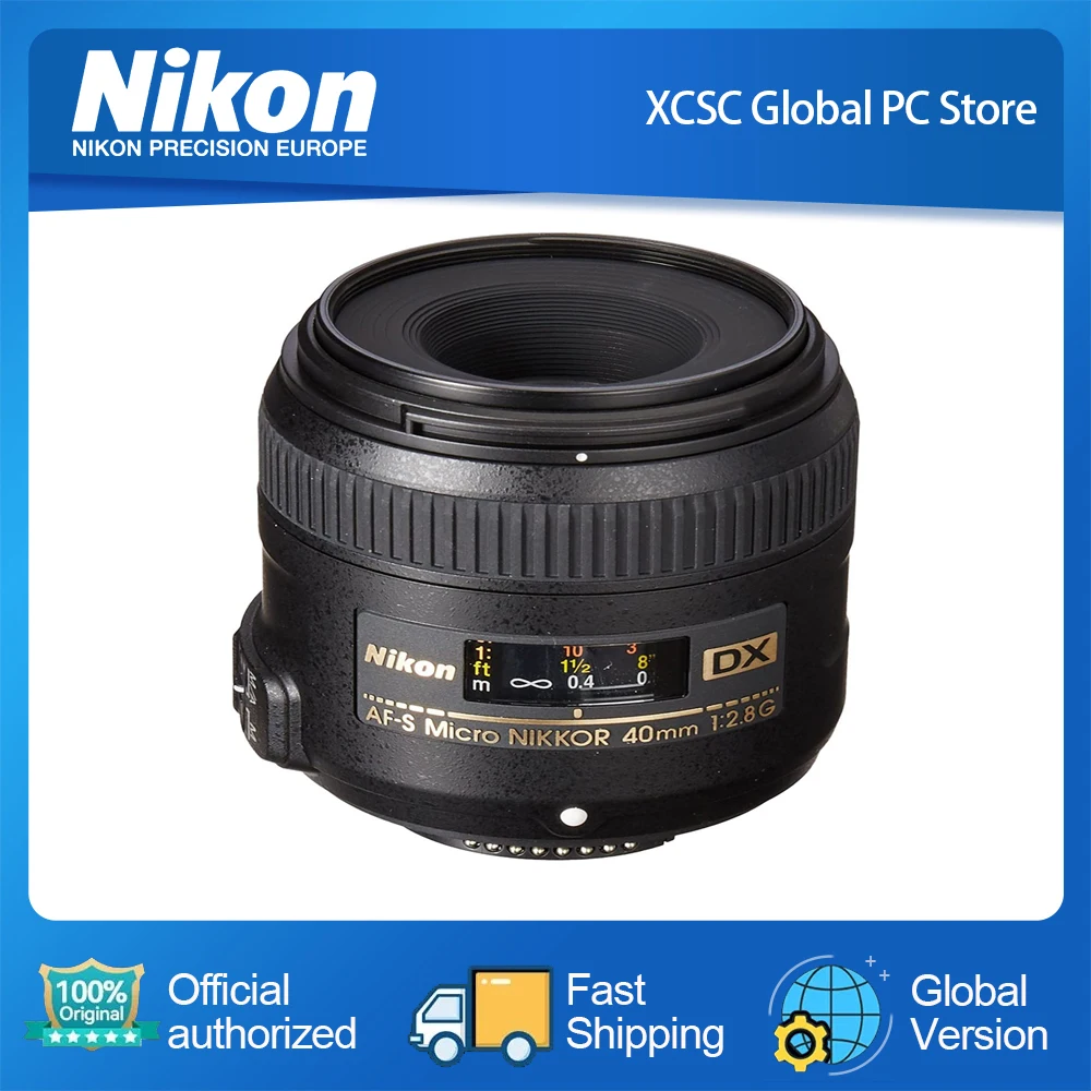 Nikon Af-S Dx Micro-Nikkor 40Mm F/2.8G Obiettivo Close-Up Per Fotocamere Dslr Nikon