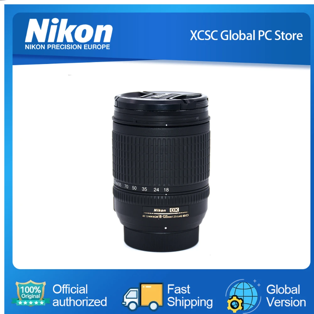Nikon 18-135Mm F/3.5-5.6G Ed-If Af-S Dx Zoom-Obiettivo Nikkor Per Fotocamera Reflex Digitale Nikon